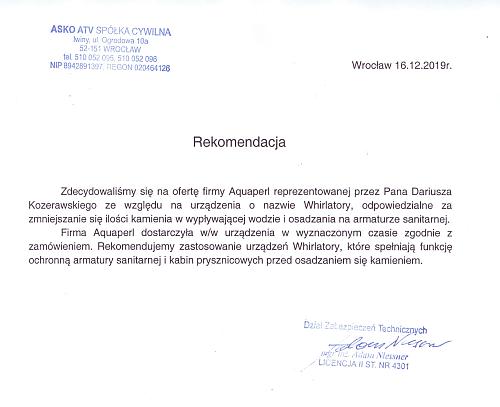 rekomendacje aquaperl.pl
