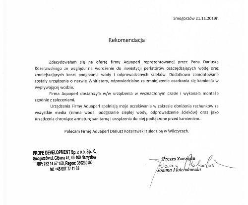 perlatory rekomendacje tuv aquaperl.pl